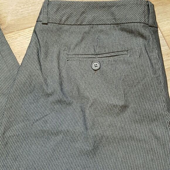 New York & Company pinstriped slacks 8P - Picture 2 of 4